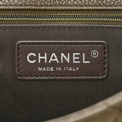 Chanel Caviar Quilted Casual Pocket Messenger Flap Khaki 6 of 12