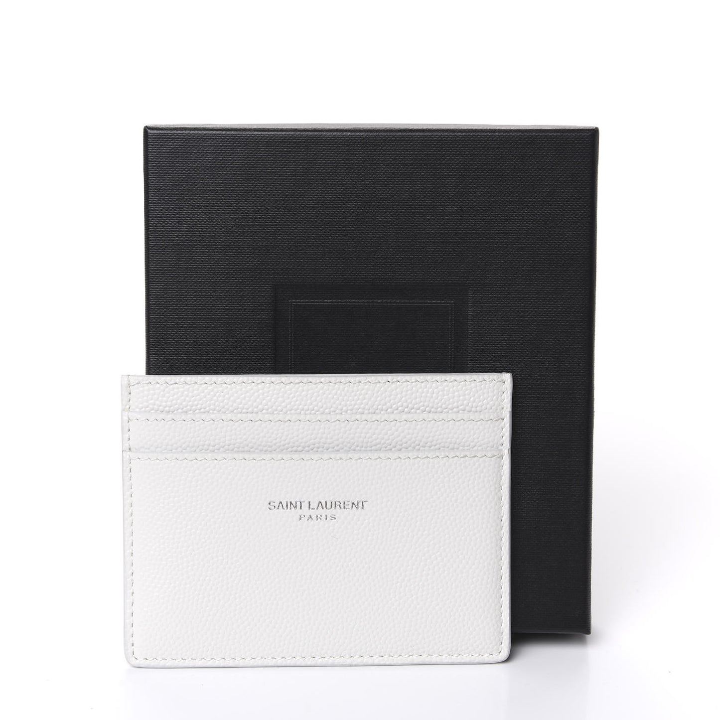 Grain de Poudre Credit Card Case Icy White