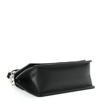 Fendi Vitello Century Velvet F is Fendi FF Kan I Shoulder Bag Black Tobacco 3 of 12