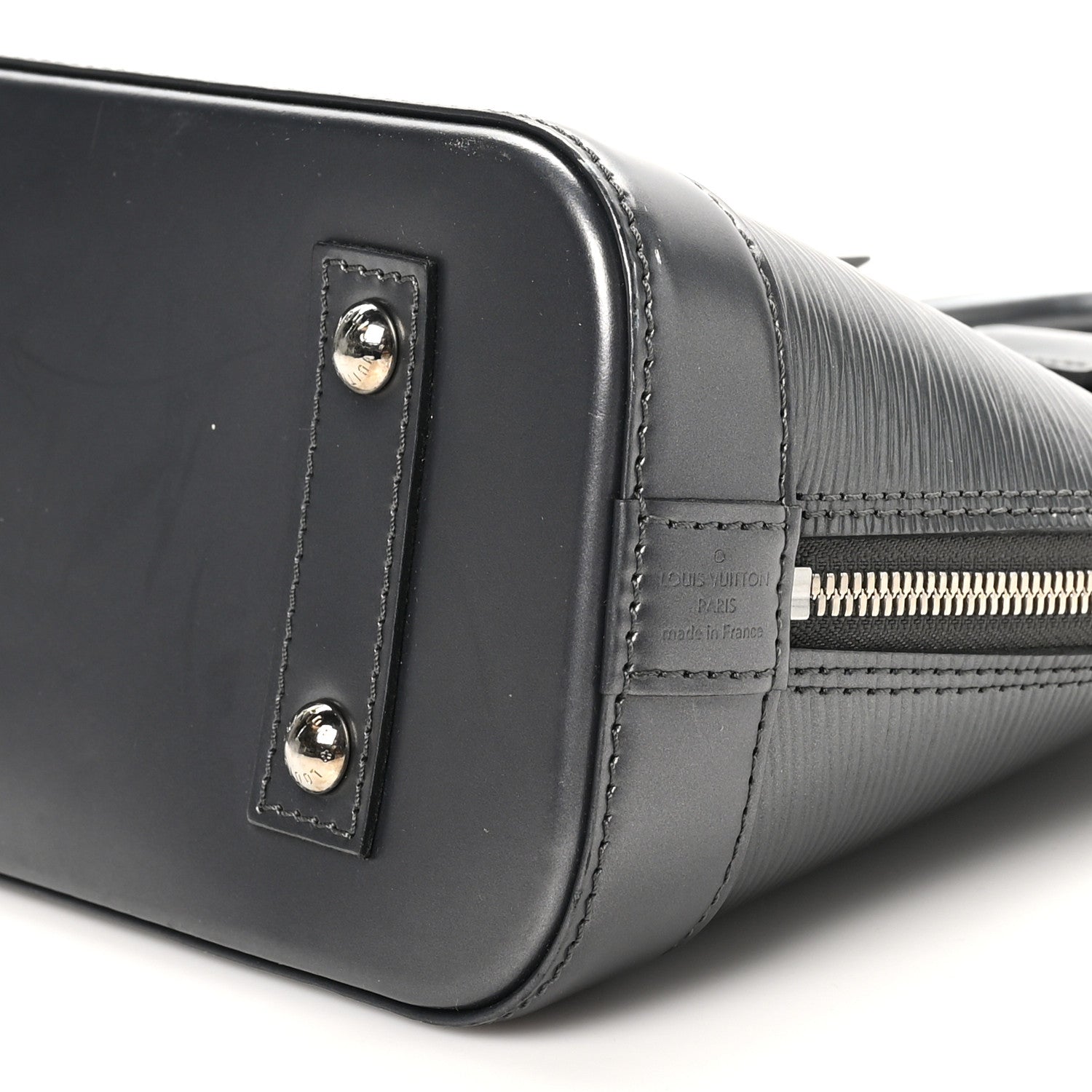 Louis Vuitton Epi Alma BB Anthracite Nacre 9 of 12