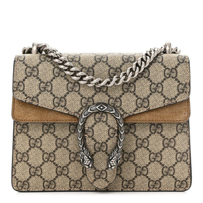 Gucci GG Supreme Monogram Mini Dionysus Shoulder Bag Taupe 1 of 11