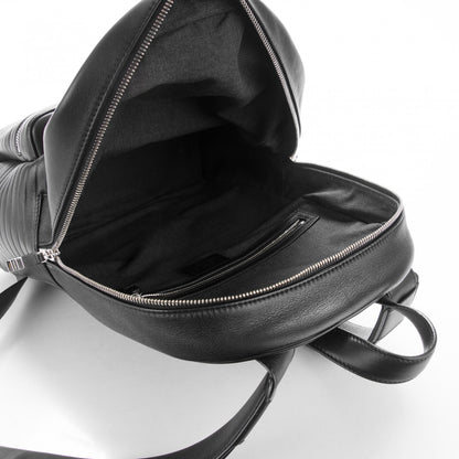 Christian Dior HOMME Calfskin Ribbed Backpack Black 4 of 6