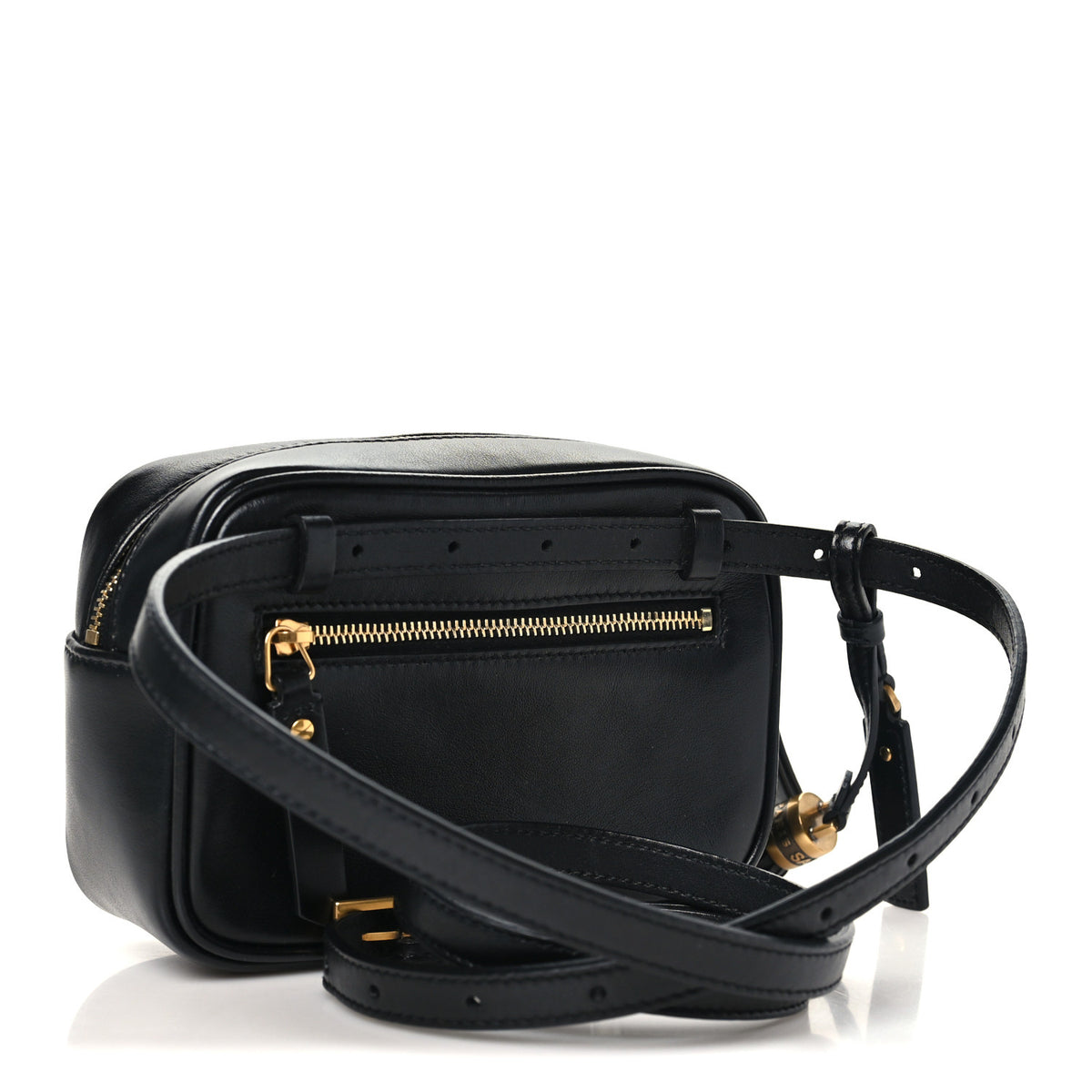 Saint Laurent Calfskin Matelasse Monogram Lou Belt Bag Black 3 of 10