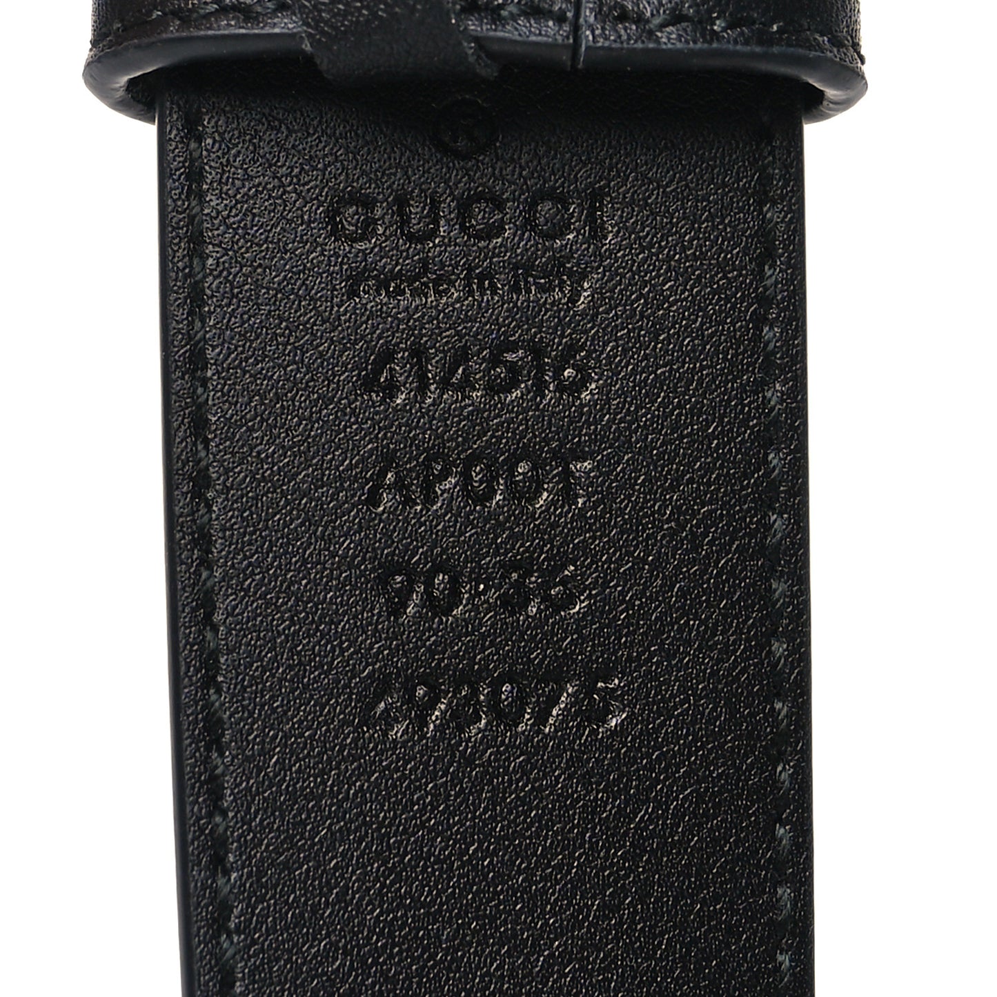 Calfskin Double G 30mm Belt 90 36 Black