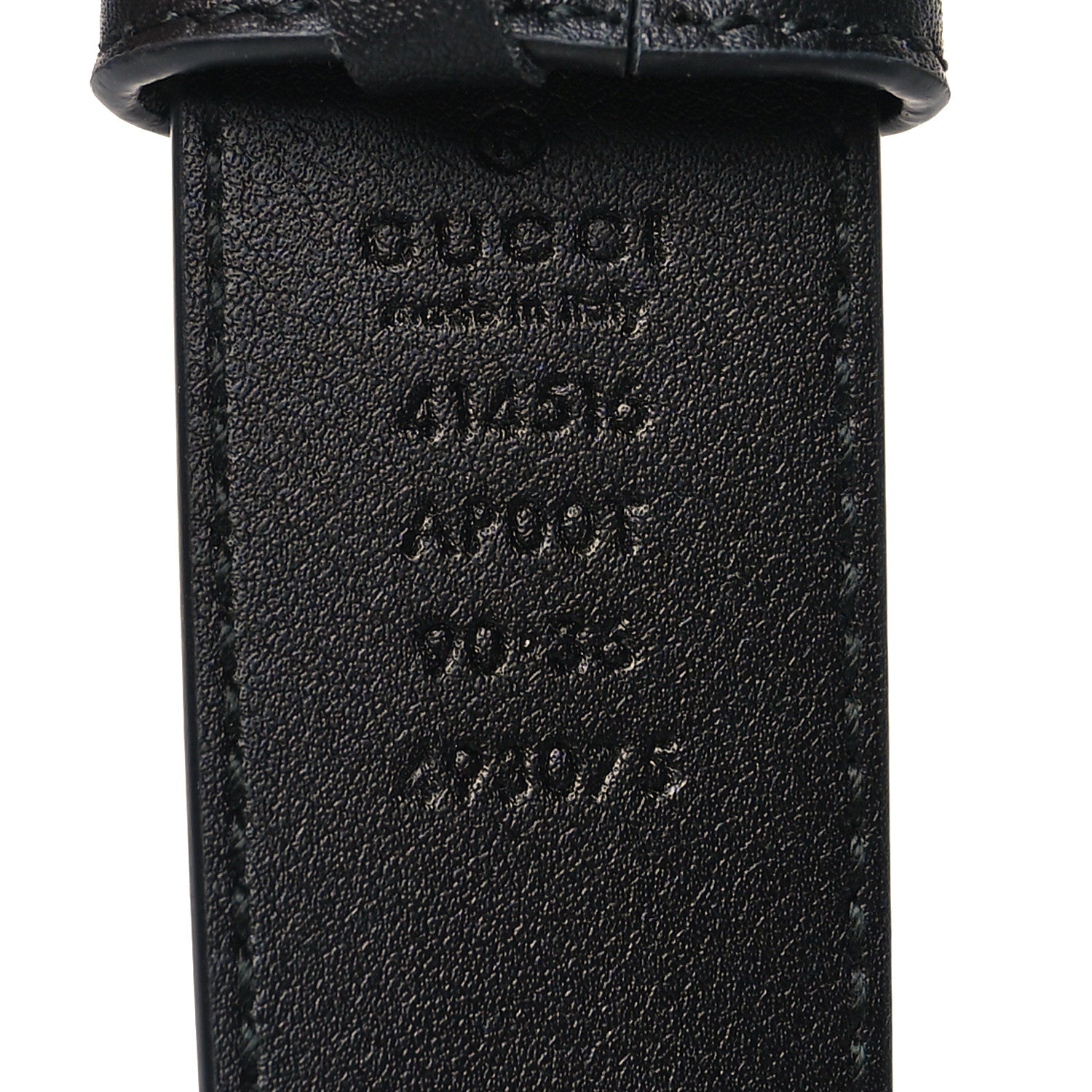 Gucci Calfskin Double G 30mm Belt 90 36 Black 5 of 6