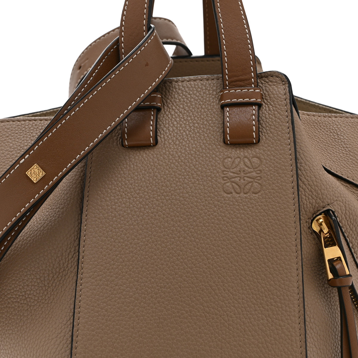 Loewe Calfskin Small Hammock Shoulder Bag Sand Mink 8 of 10