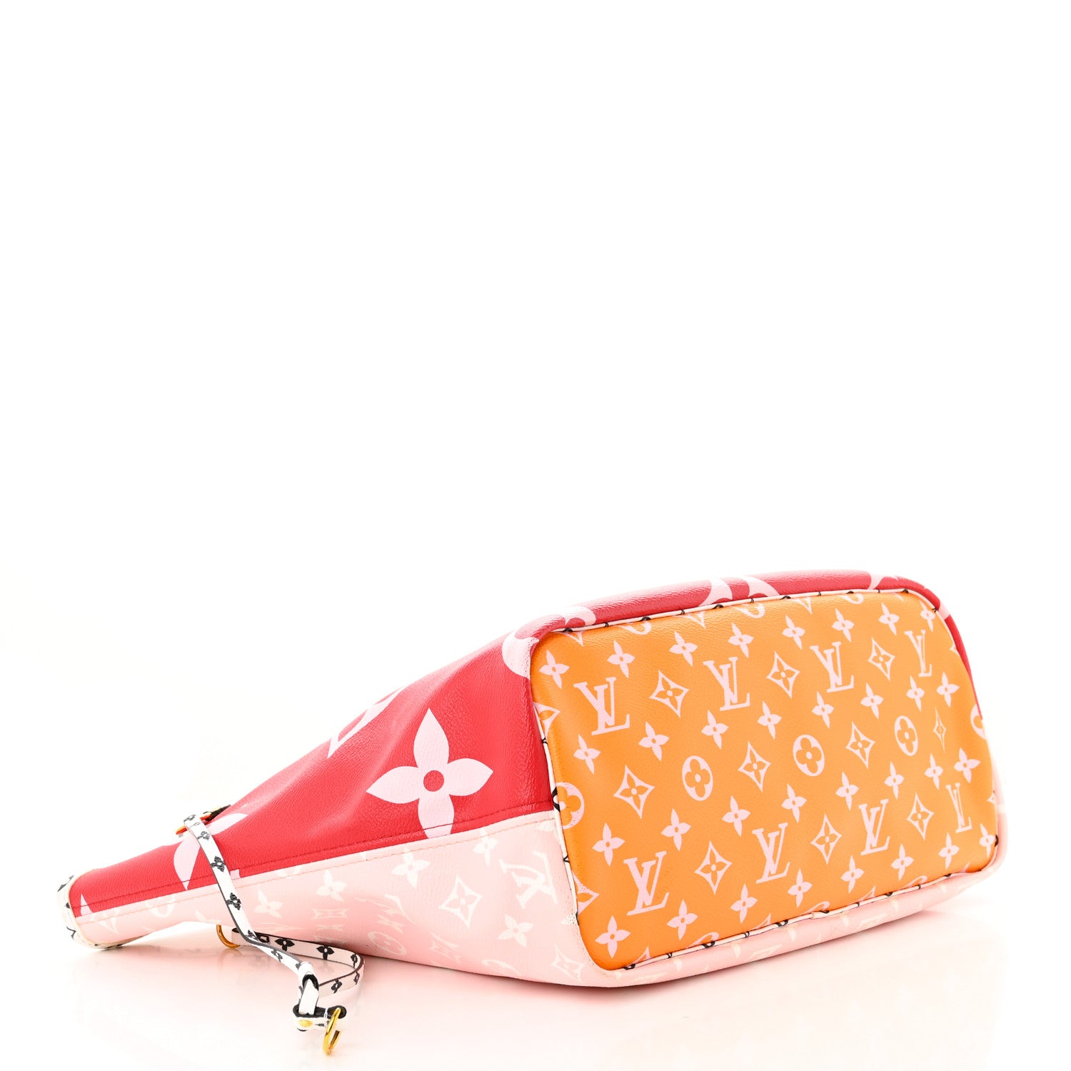 Louis Vuitton Monogram Giant Neverfull MM Rouge 5 of 12