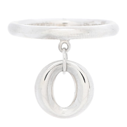 Tiffany Sterling Silver Elsa Peretti Sevillana Dangle Ring 49 5 1 of 5