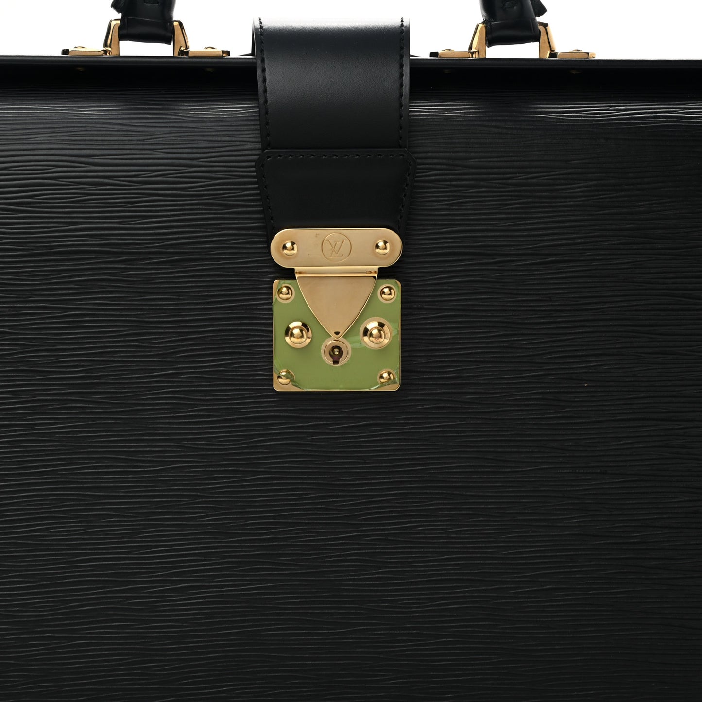 Epi Serviette Fermoir Briefcase Black