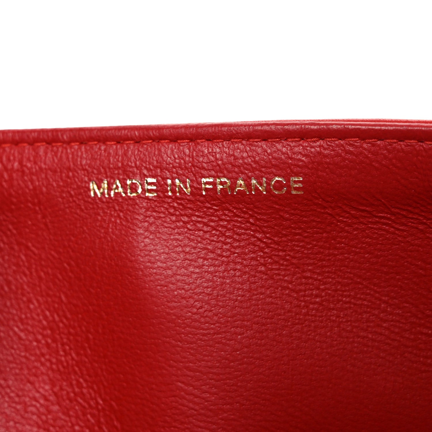 Chanel Lambskin Quilted Medium Double Flap Red 8 of 11
