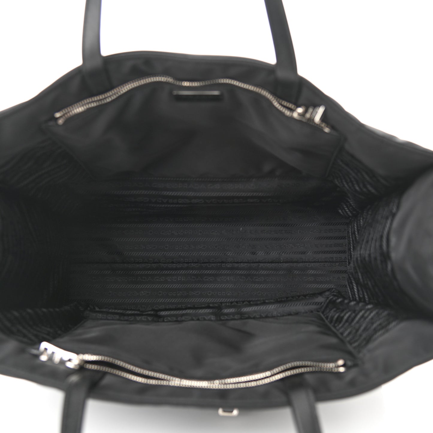 Tessuto Nylon Tote Bag Black