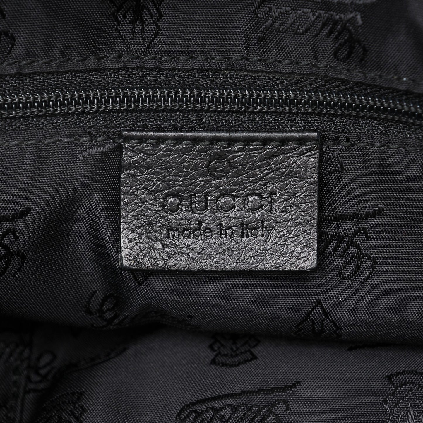 Guccissima Large New Ladies Web Hobo Black