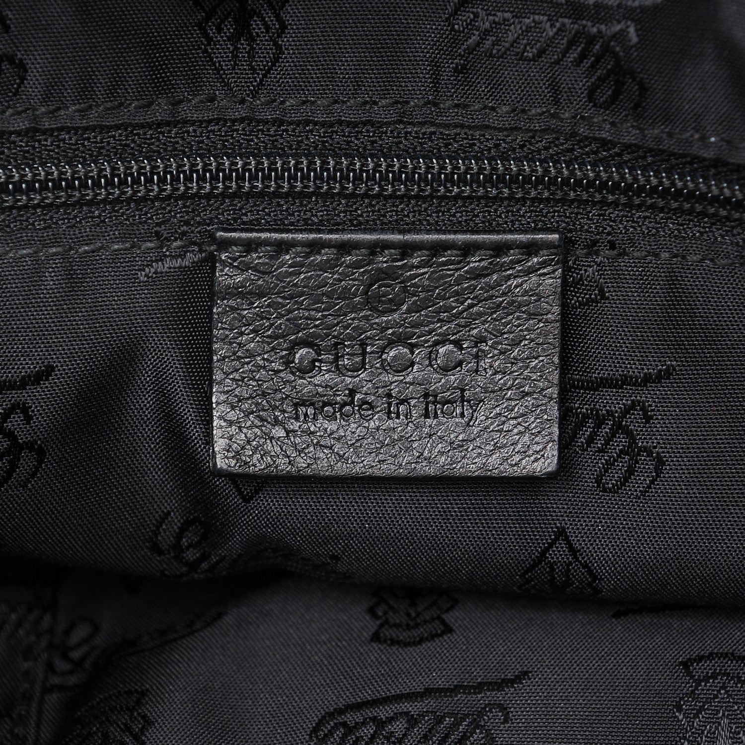 Gucci Guccissima Large New Ladies Web Hobo Black 6 of 7
