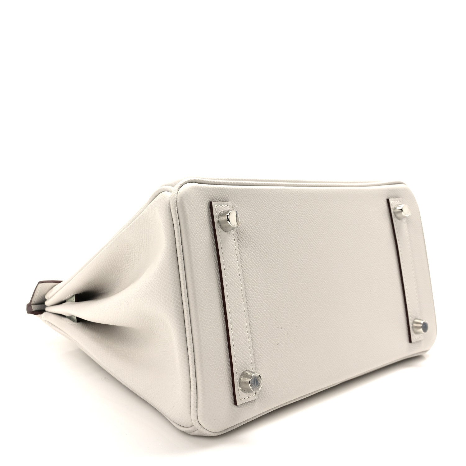 Hermes Epsom Tri-Color Birkin 25 Gris Pale Vert Fizz Graphite 4 of 11