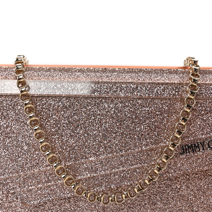Jimmy Choo Acrylic Glitter Candy Clutch Ballet Pink 7 of 9
