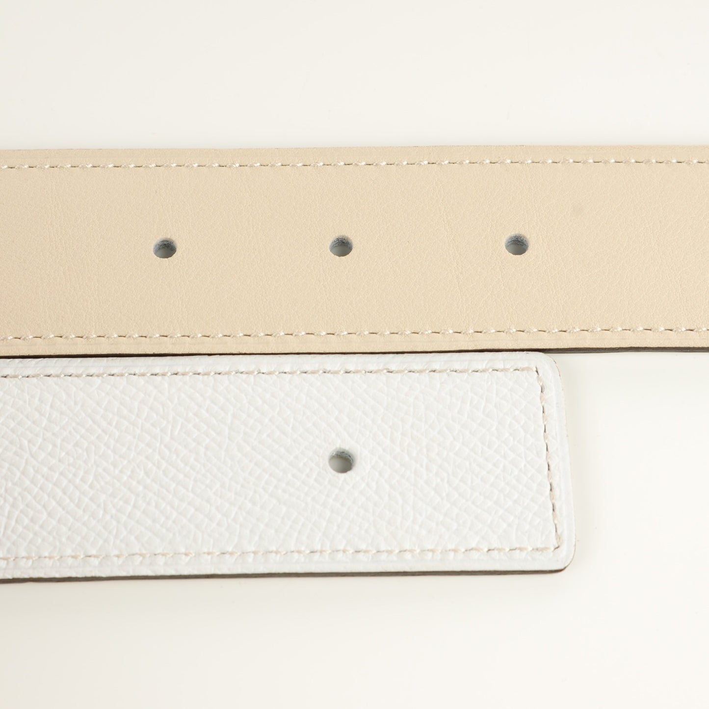 Epsom Swift 32mm H Belt 95 White Craie