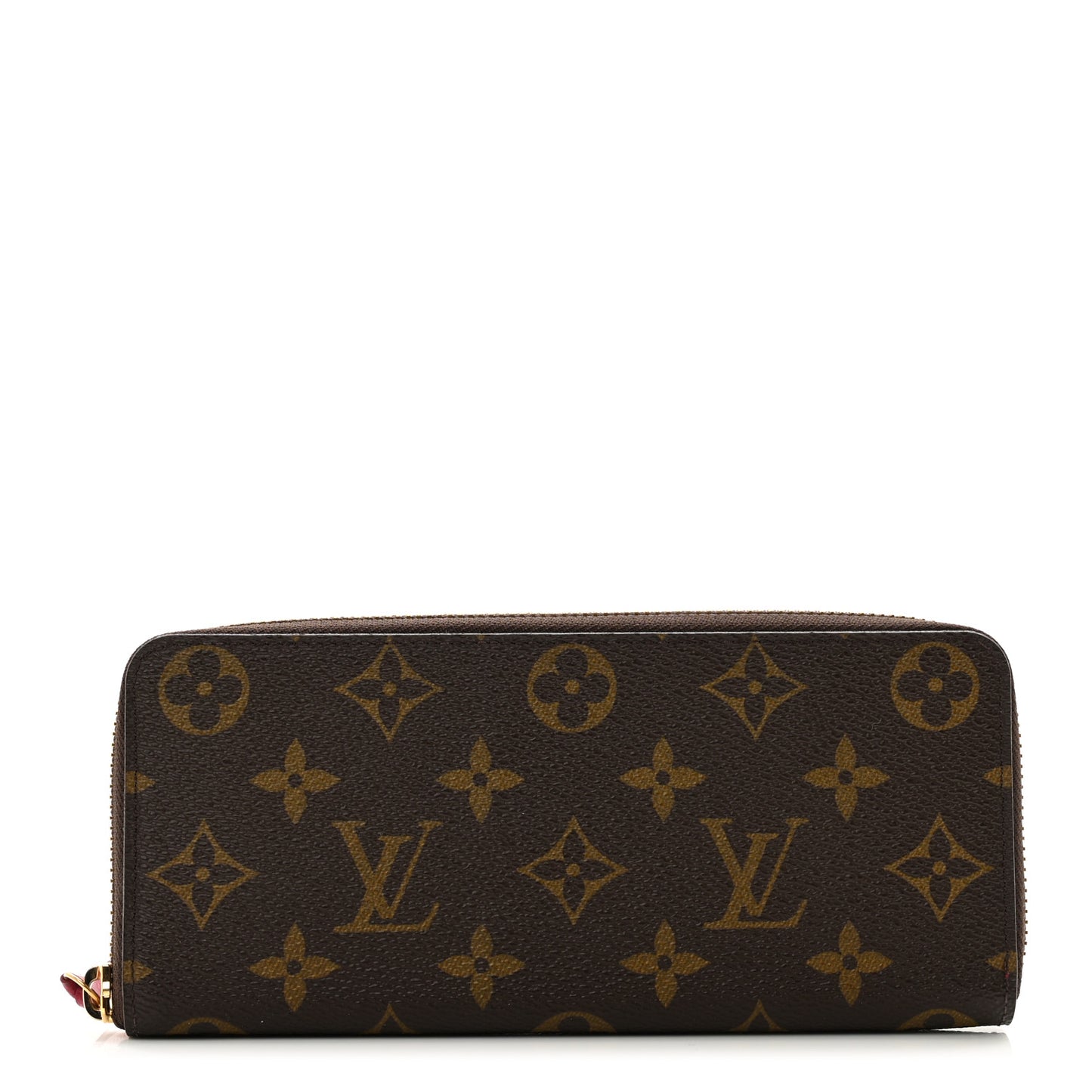 Monogram Clemence Wallet Fuchsia