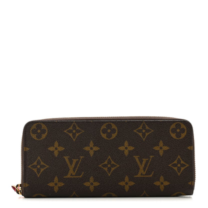 Louis Vuitton Monogram Clemence Wallet Fuchsia 1 of 7