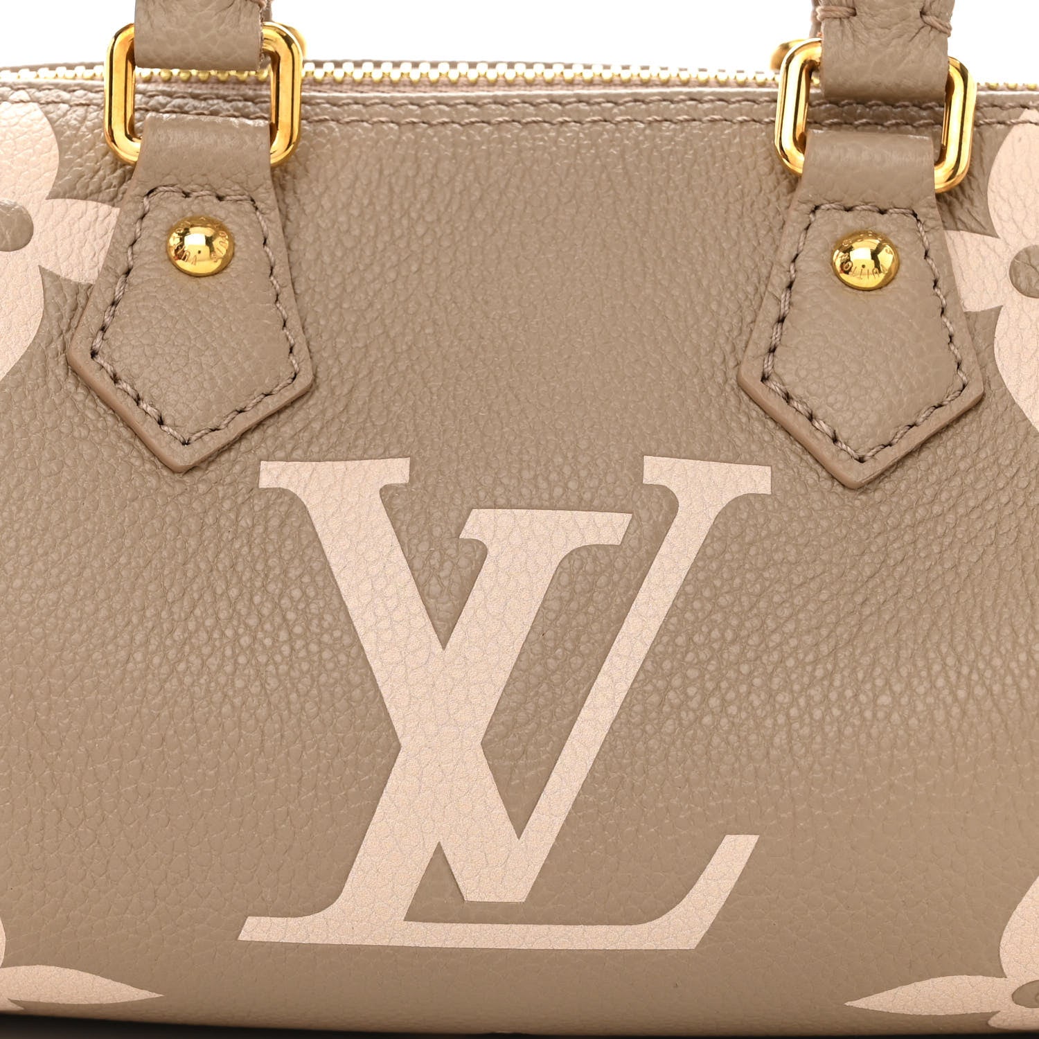 Louis Vuitton Empreinte Monogram Giant Papillon BB Tourterelle Cream 8 of 10