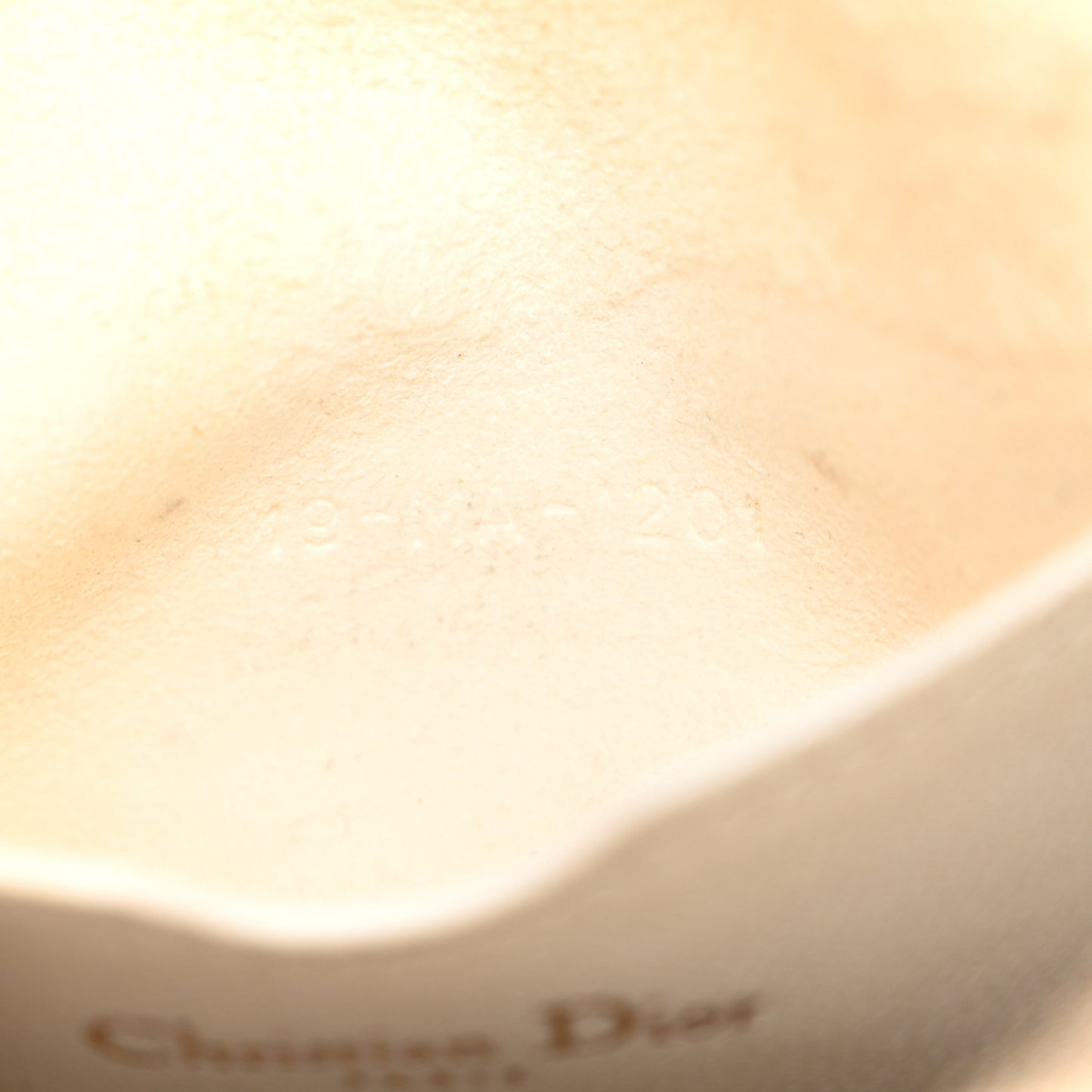 Lambskin Cannage Small Dior Vibe Hobo Bag White