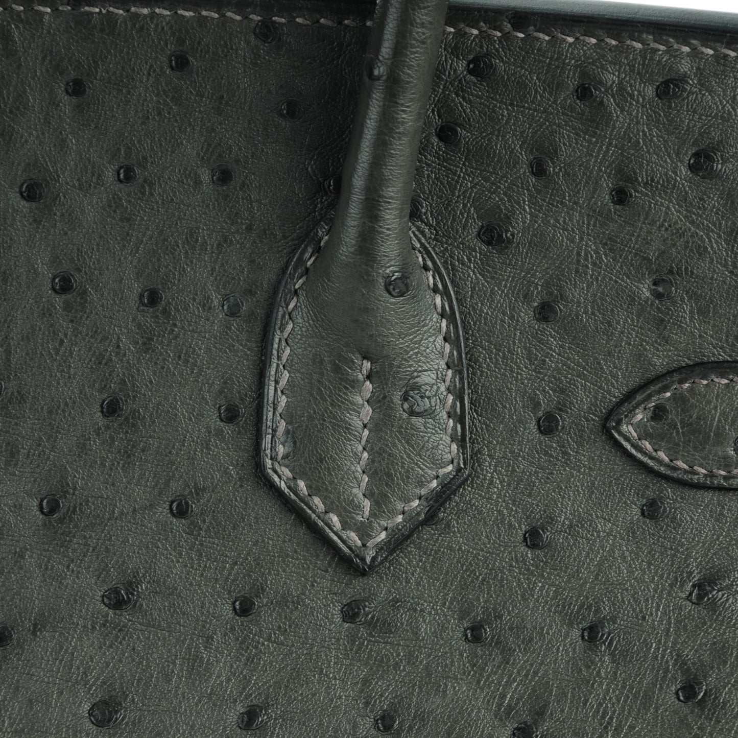 Ostrich Birkin 30 Graphite