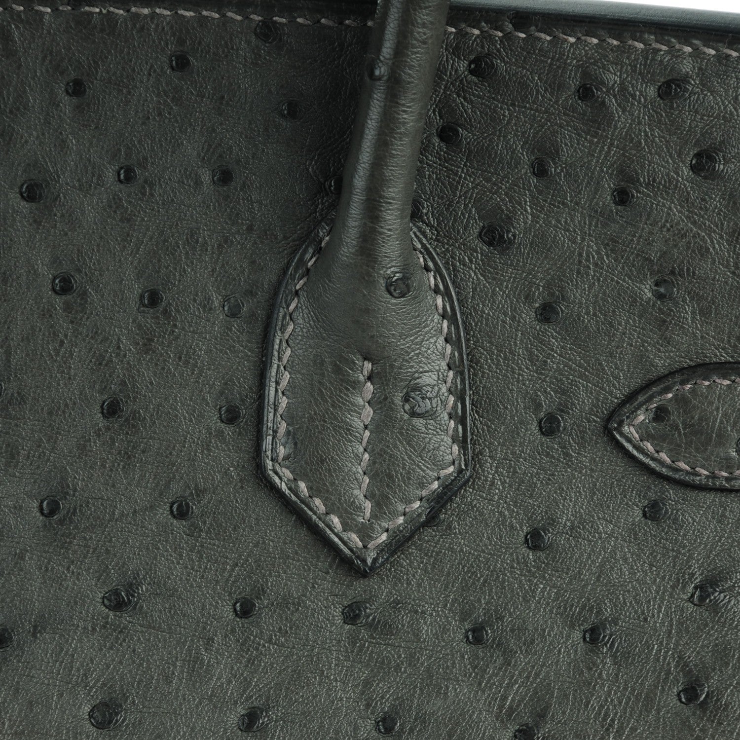 Hermes Ostrich Birkin 30 Graphite 27 of 27