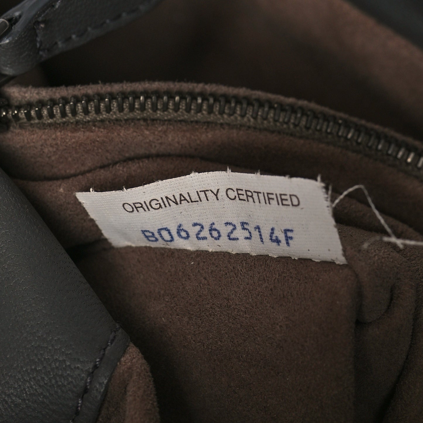 Nappa Intrecciato Small Garda Bag Light Grey