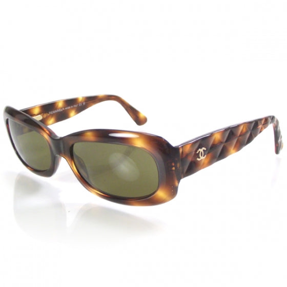 Chanel Tortoise Quilted Sunglasses 5094 1 of 9