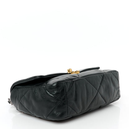 Chanel Goatskin Quilted Medium Chanel 19 Flap Black 4 of 10