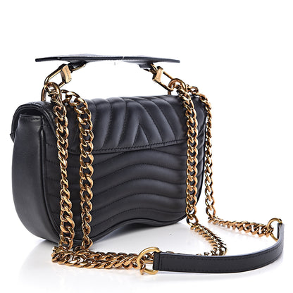 Louis Vuitton Calfskin New Wave Chain PM Black 3 of 10