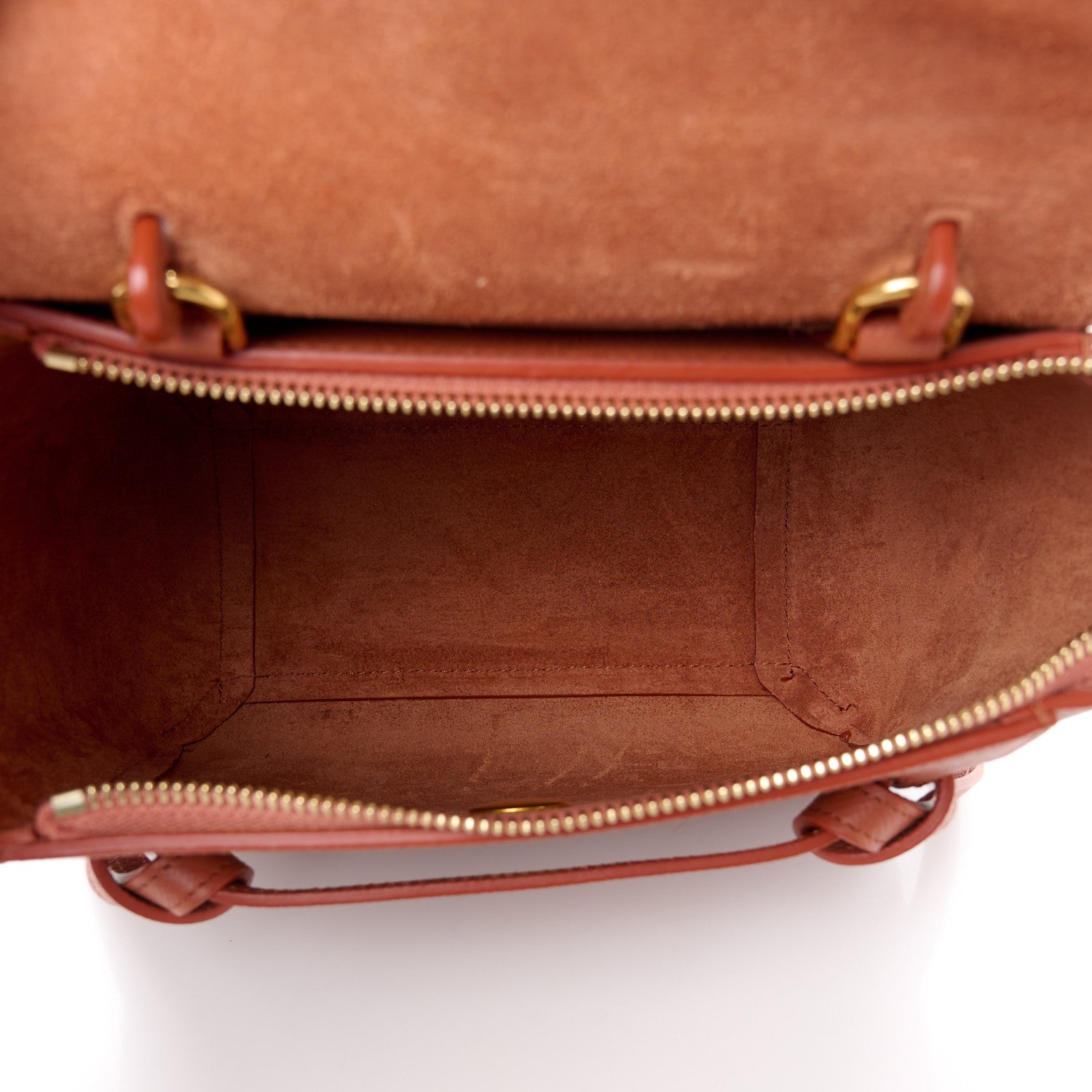 Celine Grained Calfskin Nano Belt Bag Terracotta 5 of 11