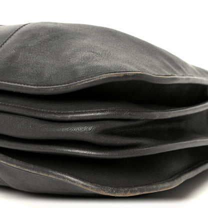 Saint Laurent Sheepskin Medium Chyc Shoulder Bag Grey 10 of 14