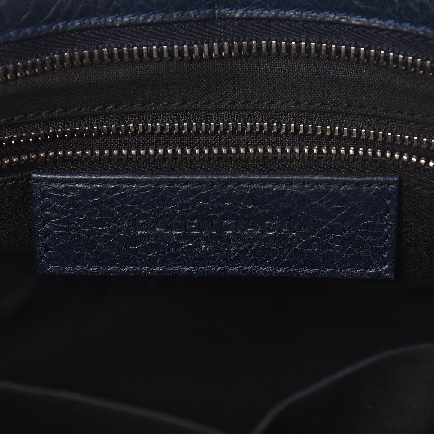 Agneau Giant 12 Silver Hardware City Bleu Obscur