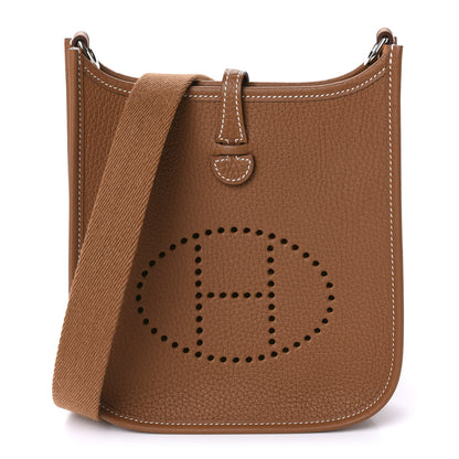 Hermes Taurillon Clemence Evelyne TPM Gold 1 of 10