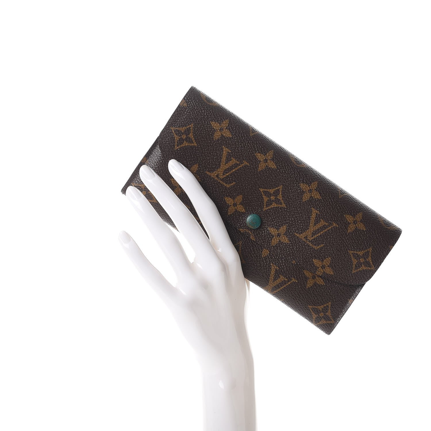 Louis Vuitton Monogram Emilie Wallet Vert 2 of 10