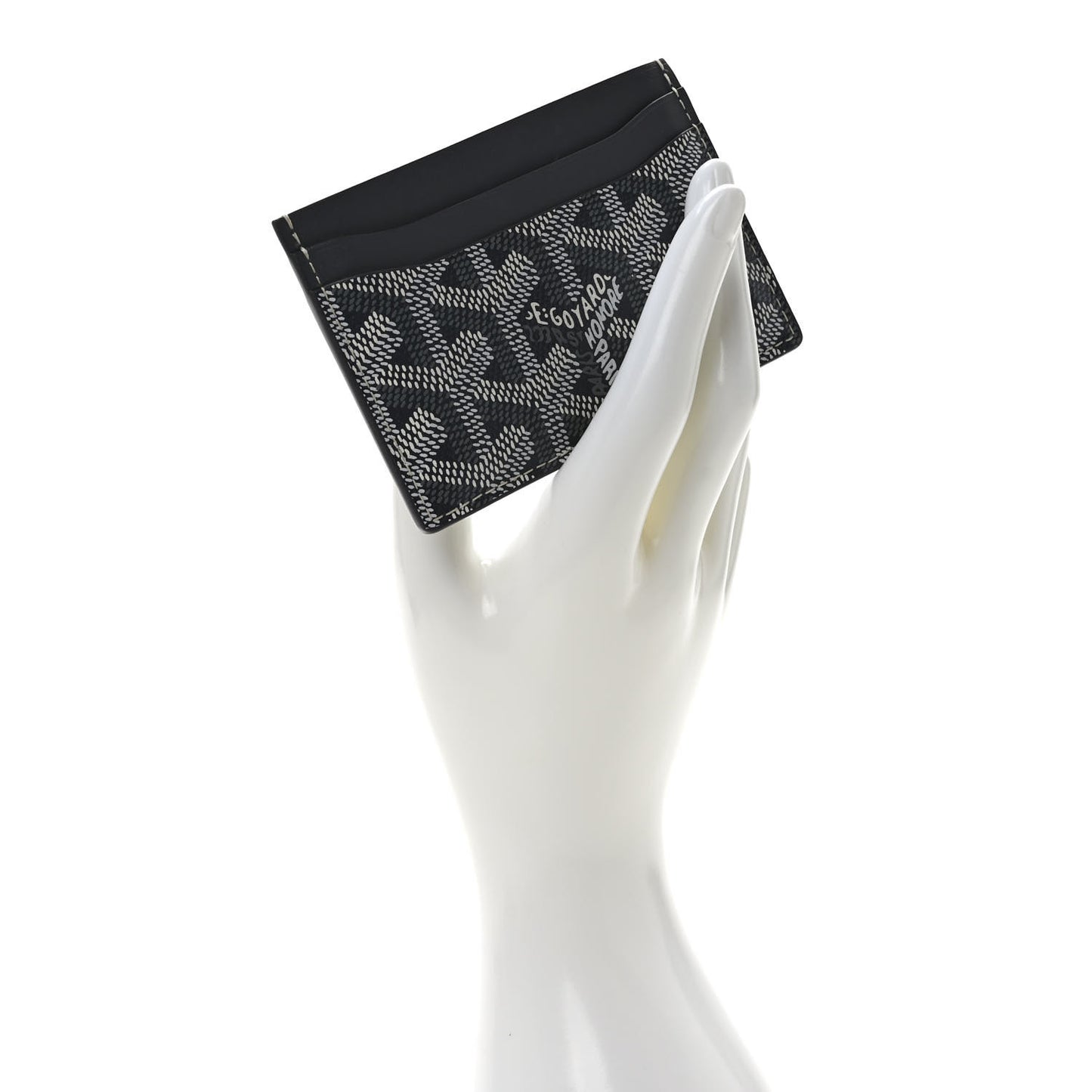 Goyardine Saint Sulpice Card Holder Grey