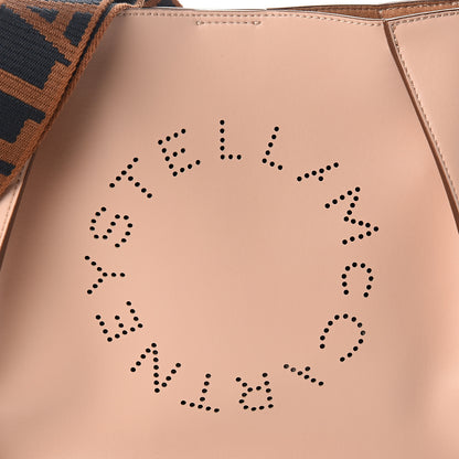 Stella McCartney Eco Alter Nappa Perforated Logo Mini Crossbody Blush Pink 9 of 9