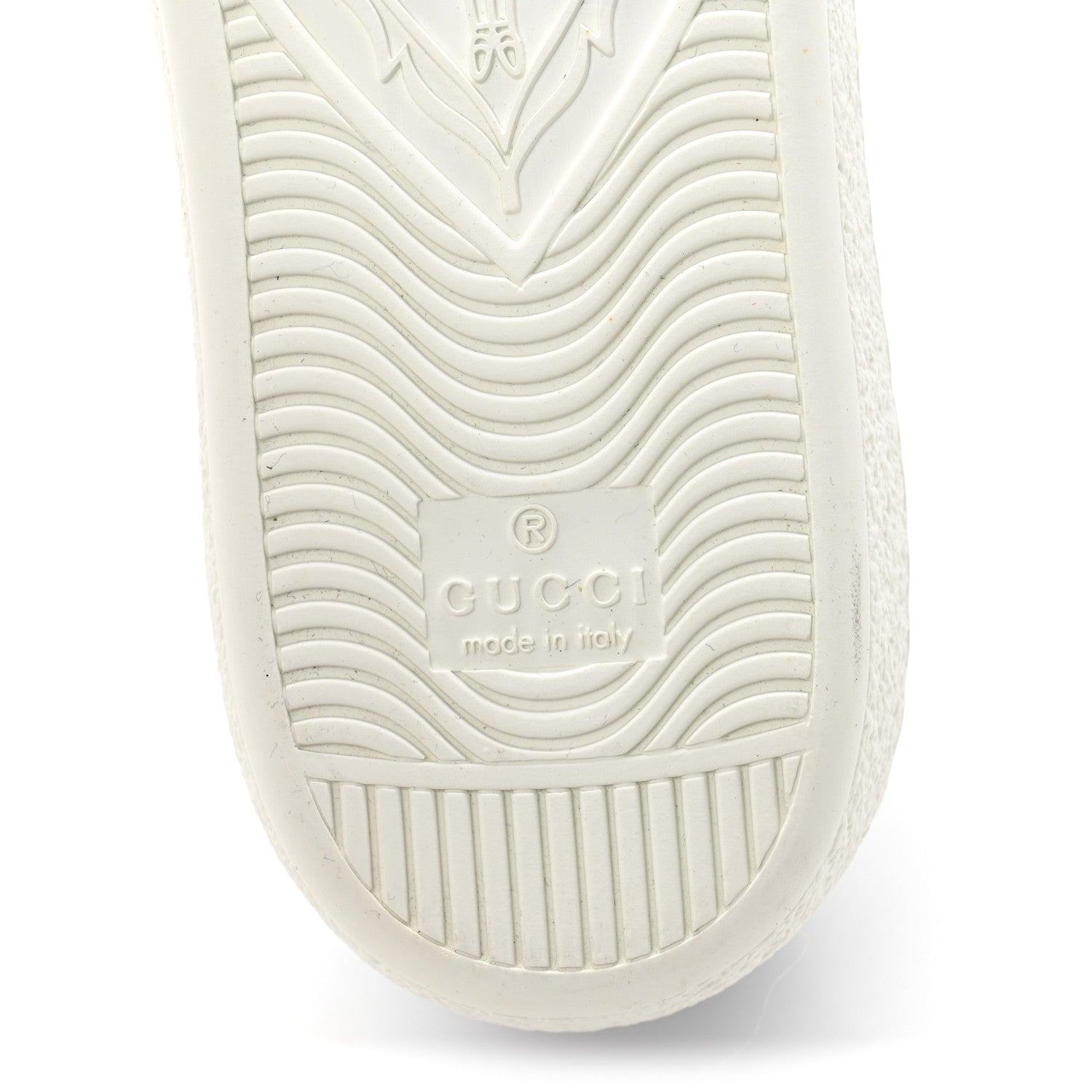 Gucci Calfskin Miro Soft Tennis Embroidered Womens Ace Sneakers 36 White Rio Blue 7 of 10