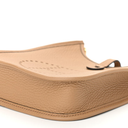 Hermes Taurillon Clemence Amazone Evelyne TPM Chai 10 of 11