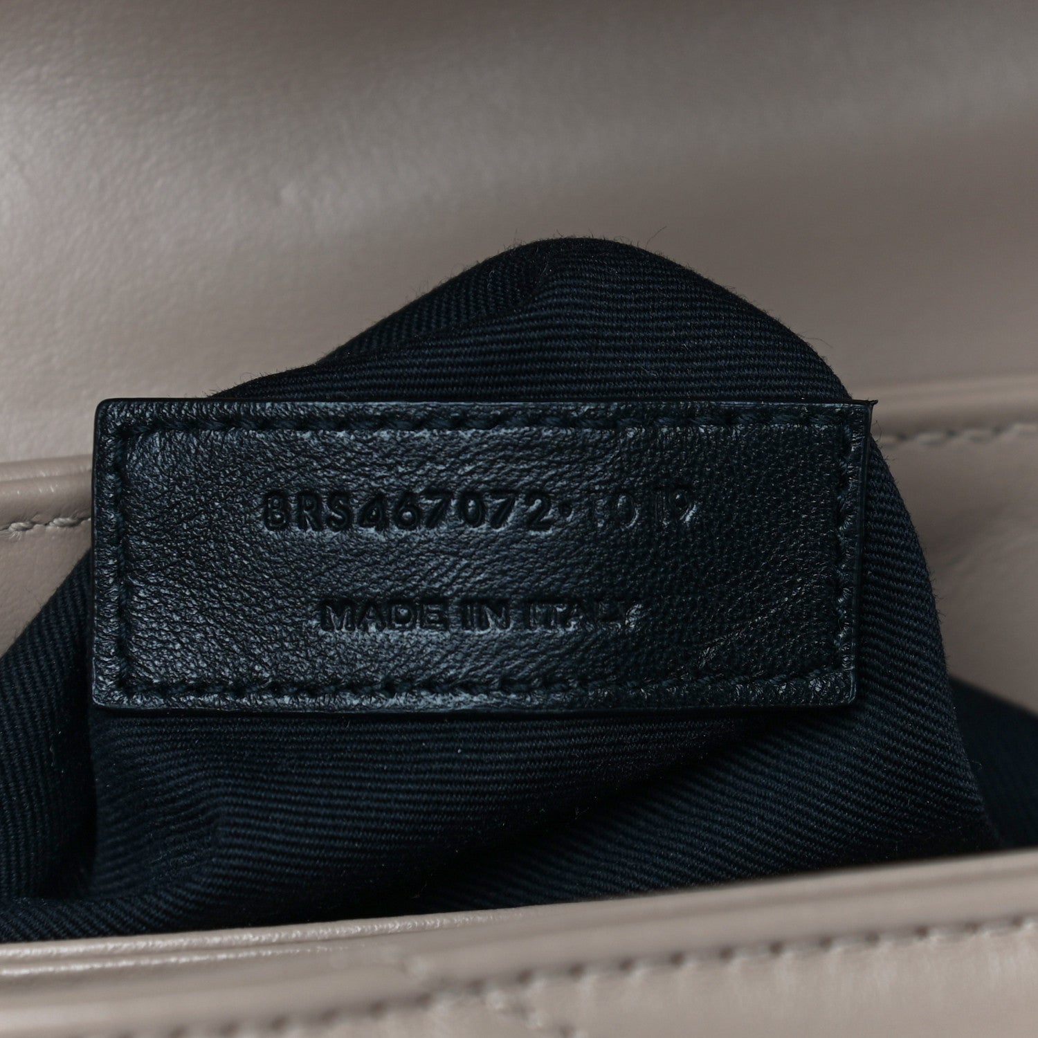Saint Laurent Calfskin Y Quilted Monogram Toy Loulou Crossbody Bag Latte 7 of 12