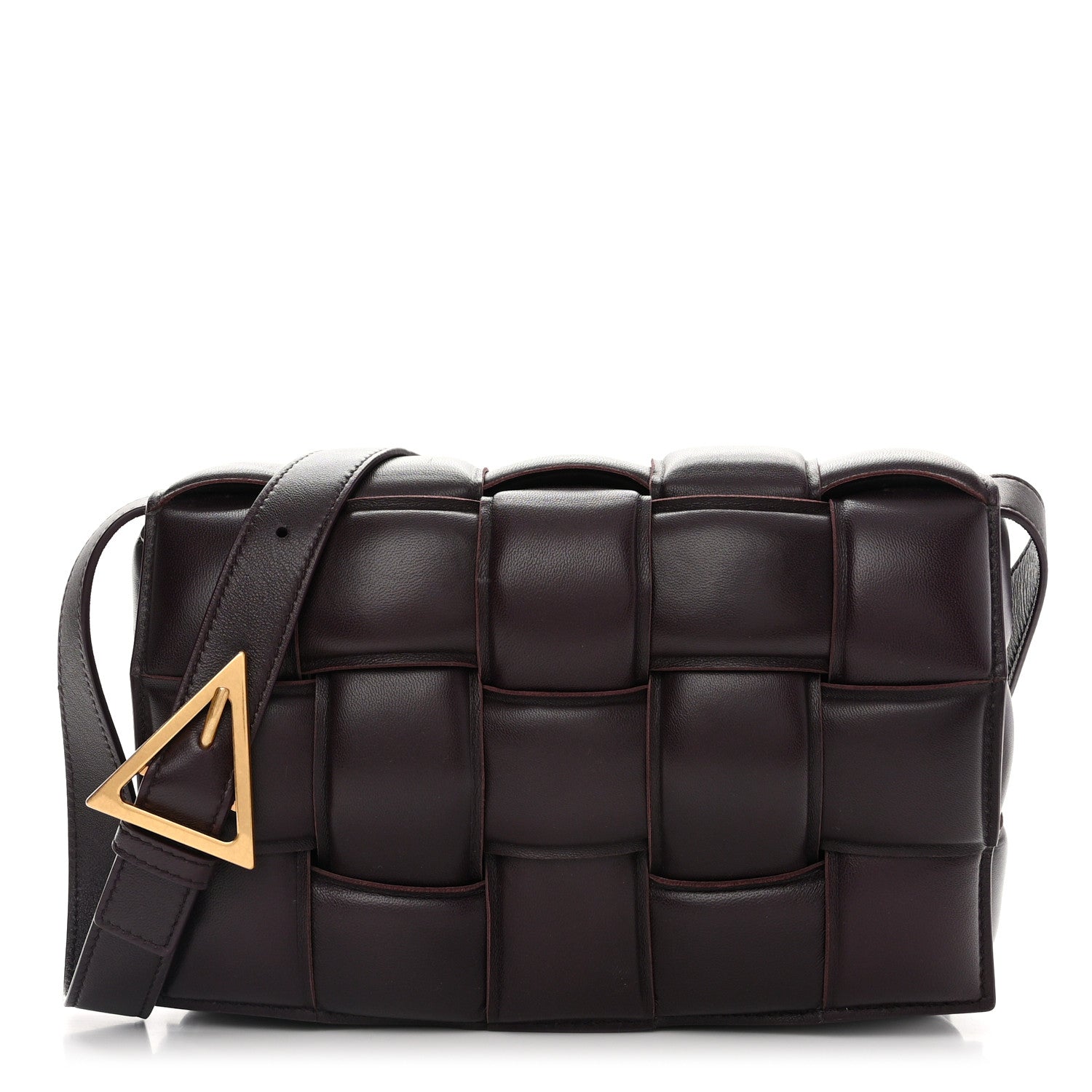 Bottega Veneta Nappa Maxi Intreccio Padded Cassette Crossbody Bag Grape 1 of 9