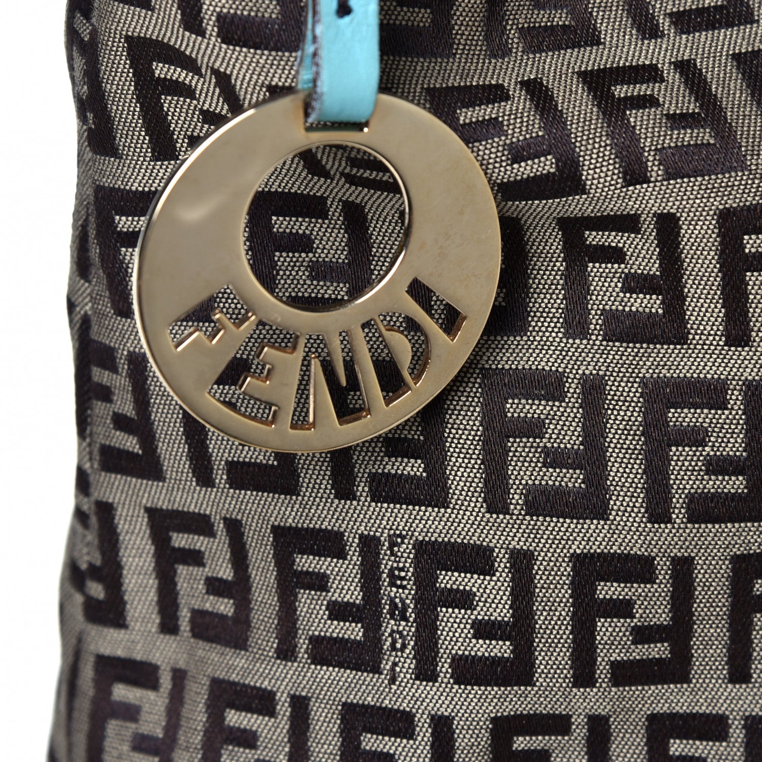 Fendi Zucchino Cuoio Chef Hobo Mogano Panna Laguna 7 of 12