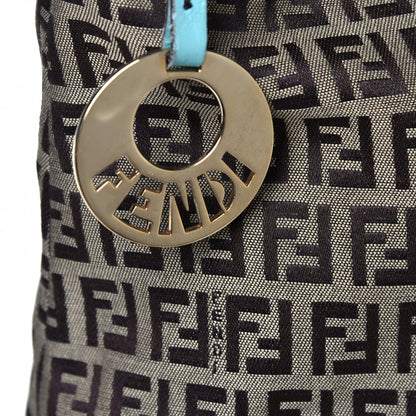 Fendi Zucchino Cuoio Chef Hobo Mogano Panna Laguna 7 of 12