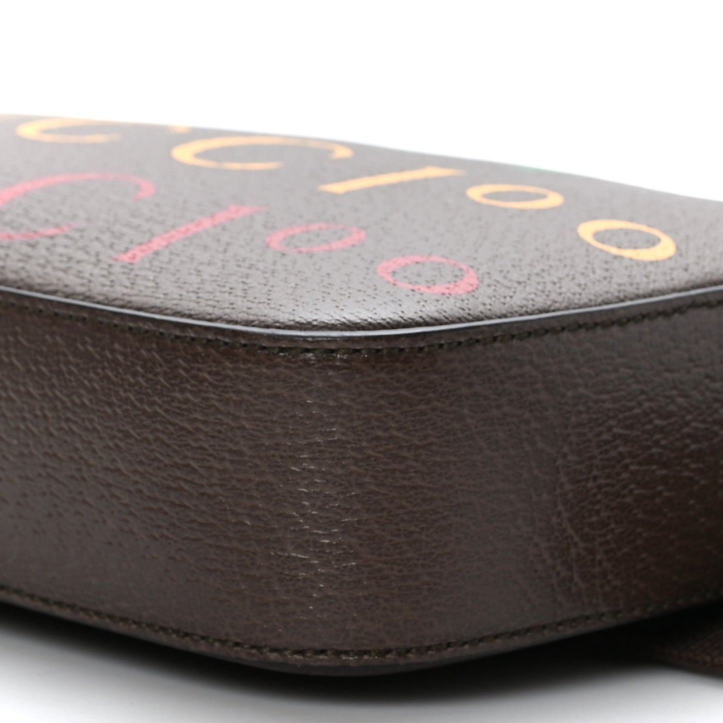 Textured Dollar Calfskin Gucci 100 Aria Belt Bag 90 36 New Acero Multicolor