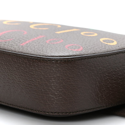 Gucci Textured Dollar Calfskin Gucci 100 Aria Belt Bag 90 36 New Acero Multicolor 9 of 9