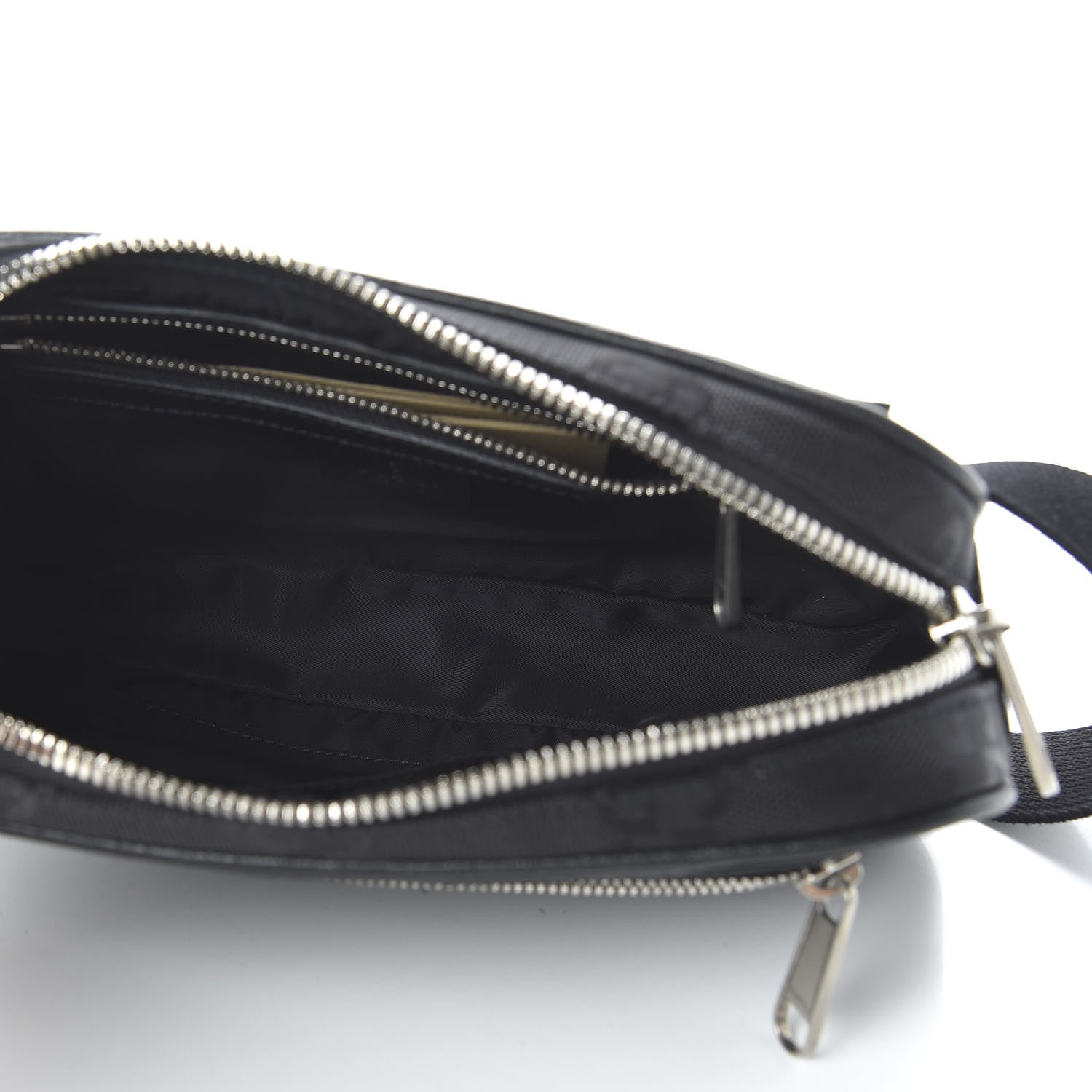 Gucci Econyl Nylon Monogram Off The Grid Belt Bag Black 5 of 12