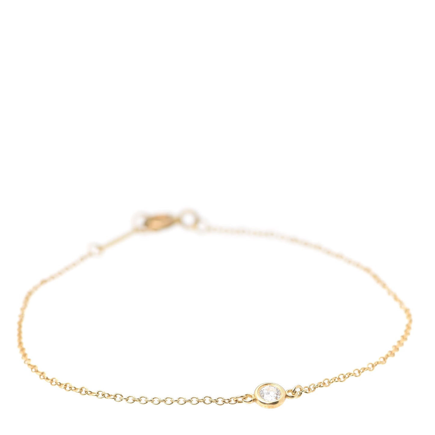 18K Yellow Gold Diamond .08ct Elsa Peretti Diamonds by the Yard Bracelet