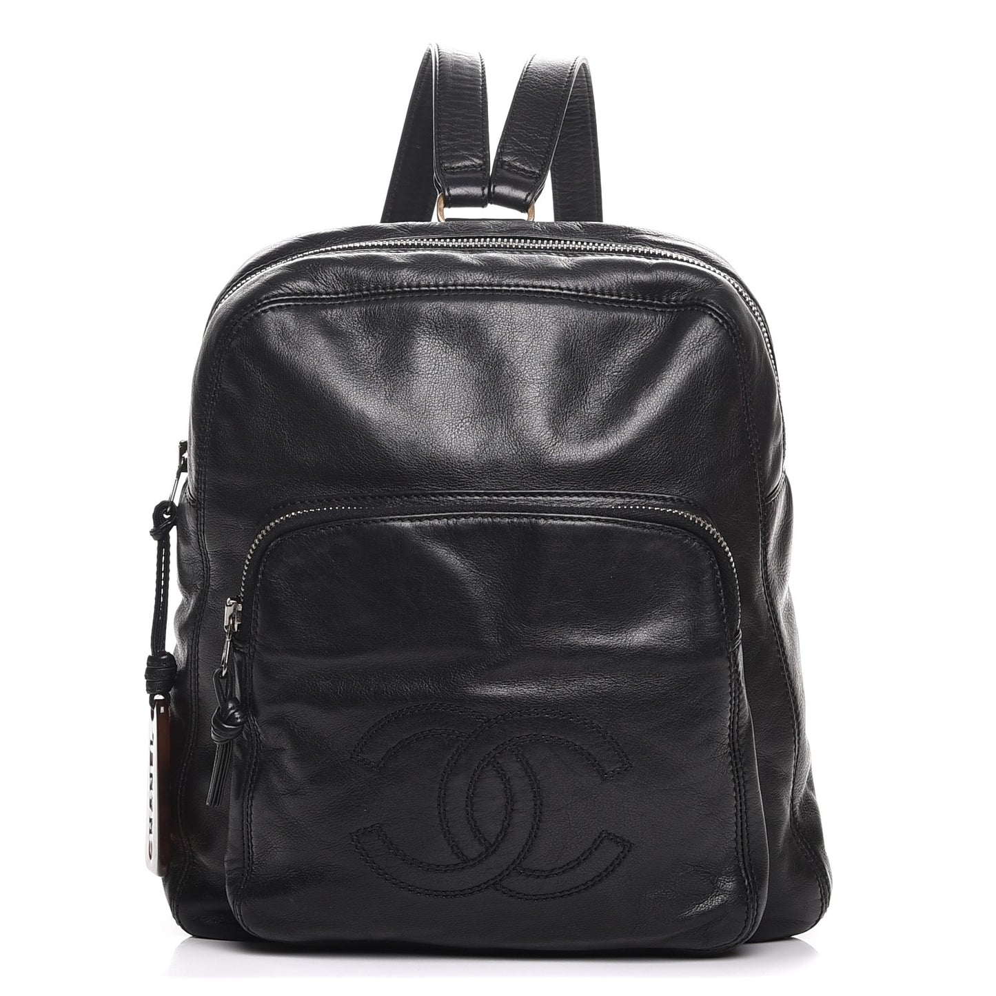 Lambskin CC Backpack Black