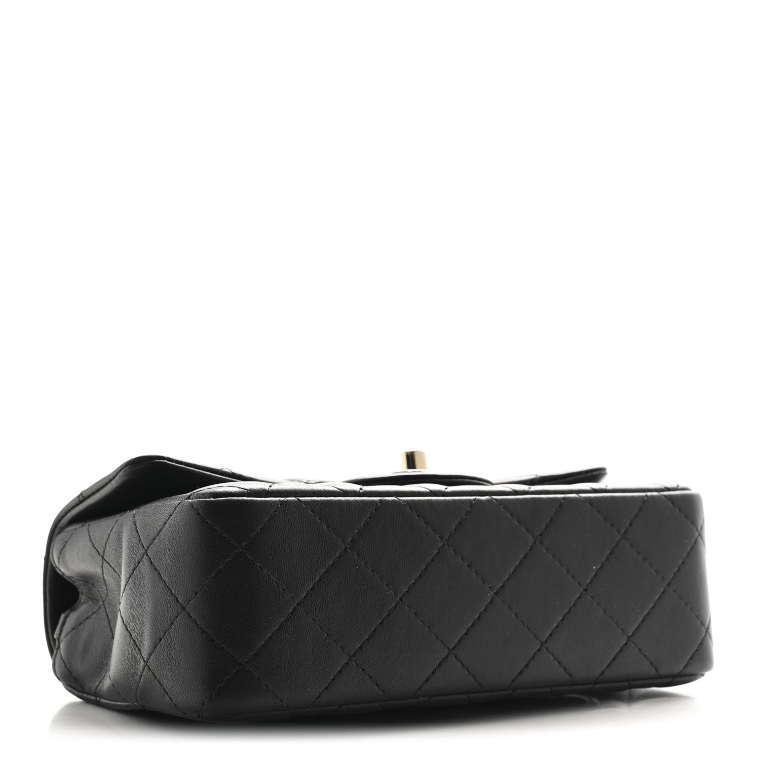 Chanel Lambskin Quilted Mini Rectangular Flap Black 4 of 11