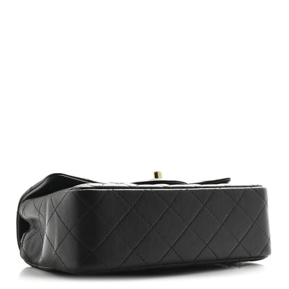 Chanel Lambskin Quilted Mini Rectangular Flap Black 4 of 11